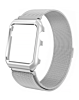 iWatch 41mm One Piece Milanese Stainless Steel Band - SILVER (Only Ground Shipping)