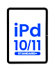 Standard+ iPad 10 (2022) / iPad 11 (2025) Digitizer Assembly (BLACK)