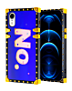 Square Case with BLUE Light Design - 9 for iPhone XR (Only Ground Shipping)