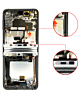 OLED Assembly with Frame for Galaxy Z Flip 3 F711 (WHITE) (US and International) (Service Pack)