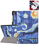 Old Style Notebook Design Case - Starry Night for Galaxy Tab A9 Plus 2023 (11") / Tab A11 Plus 2025 (11") (Only Ground Shipping)