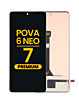 LCD Assembly without Frame for Tecno Pova 6 Neo / 7 (Premium)