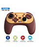 Dobe Racoon Style Wireless Controller with Protective Case for Switch / PC / PlayStation 3 / 4 (Yellow / Brown) (Only Ground Shipping)