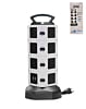4 Layer Multi Plug Socket Charging Station - 14AC Outlets 2 USB Ports/ 2 TYPE-C Ports (Only Ground Shipping)