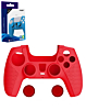 Dobe Controller Silicon Case (RED) for PlayStation 5 (Dual Sense) Wireless Controller (Only Ground Shipping)