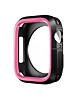 iWatch 42mm Soft Double Color Bumper - BLACK & PINK (Only Ground Shipping)