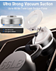 360° Adjustable Vacuum Suction Car Phone Holder for Magsafe - WHITE (Only Ground Shipping)