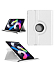 Universal 12"  360 Degree Rotating Leather Swivel Stand Case- WHITE (Only Ground Shipping)