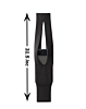 Long Soft Stretch Knit Phone Sleeve - BLACK (Only Ground Shipping)