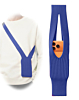 Long Soft Stretch Knit Phone Sleeve - BLUE (Only Ground Shipping)