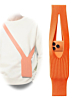 Long Soft Stretch Knit Phone Sleeve - ORANGE (Only Ground Shipping)