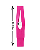 Long Soft Stretch Knit Phone Sleeve - PINK (Only Ground Shipping)