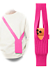 Long Soft Stretch Knit Phone Sleeve - PINK (Only Ground Shipping)