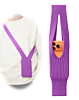 Long Soft Stretch Knit Phone Sleeve - PURPLE (Only Ground Shipping)