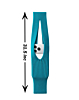 Long Soft Stretch Knit Phone Sleeve - TEAL (Only Ground Shipping)