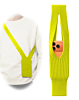 Long Soft Stretch Knit Phone Sleeve - YELLOW (Only Ground Shipping)