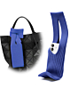 SHORT Soft Stretch Knit Phone Sleeve - BLUE (Only Ground Shipping)