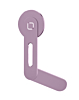 Aluminum Alloy Magnetic Phone Holder (PINK) (Only Ground Shipping)