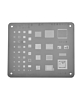 WYLIE BGA Reballing Stencil for iPhone X / XS / XS Max (Silver) (Not Returnable)
