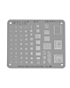 WYLIE BGA Reballing Stencil for 12 / 12Mini / 12P / 12PM (Silver) (Not Returnable)