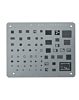 WYLIE BGA Reballing Stencil for iPhone 13 / 13Mini / 13P / 13PM (Silver) (Not Returnable)