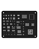 WYLIE CPU BGA Reballing Stencil for iPhone 8 / 8 Plus / X (Black) (Not Returnable)