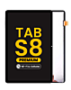 LCD Assembly without Frame for Galaxy Tab S8 (2022) (X700 / X706) (BLACK) (Wi-Fi and Cellular) (Premium)