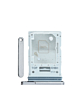 Sim Card Tray for Galaxy Tab S10+ / Tab S10 Ultra (X826 / X926) (SILVER) (5G Version)