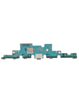 Galaxy Tab S8 Ultra (X900 / X906 / 2022) Charging Port Board (5G Version)