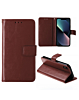 Leather Wallet Case with Card Slot - BROWN for iPhone XR (Only Ground Shipping)