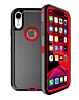 Heavy Duty Case for iPhone XR (BLACK & RED) (Only Ground Shipping)