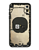Back Housing Frame with Small Components Pre-Installed for iPhone XR (NO LOGO) (BLACK)