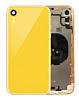 Purchase the Back Housing Frame with Small Components Pre-Installed for iPhone XR in yellow, without logo.
