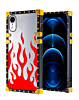 Square Case with Mirror Design - Style 4 for iPhone XR (Only Ground Shipping)