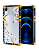 Square Case with Mirror Design - Style 9 for iPhone XR (Only Ground Shipping)