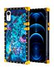Acrylic Mirror Shiny Scratchproof Square Case with Ring - G156 for iPhone XR (Only Ground Shipping)