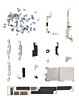 Grab wholesale deals on the full bracket set for iPhone XS.