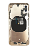 Back Housing Frame with Small Components Pre-Installed for iPhone XS (NO LOGO) (GOLD)