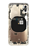 Back Housing Frame with Small Components Pre-Installed for iPhone XS (NO LOGO) (SILVER)