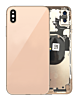 Purchase the gold back housing frame with small components pre-installed for iPhone XS Max – no logo.