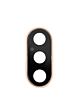 Buy the gold back camera lens with bracket for iPhone XS Max and XS.