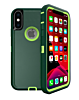 Heavy Duty Case for iPhone XS Max (DARK GREEN & LIGHT GREEN) (Only Ground Shipping)