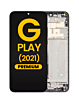 LCD Assembly with Frame for Motorola Moto G Play (XT2093 / 2021) (GRAY) (Premium)
