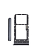 Single Sim Card Tray for Motorola Moto G Stylus 6.8" (XT2115 / 2021) (AURORA BLACK)