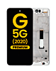 LCD Assembly with Frame for Motorola Moto G 5G (XT2113-3 / 2020) (FROSTED SILVER) (Premium)