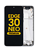 OLED Assembly with Frame for Motorola Edge 30 Neo (XT2245-1 / 2022) (BLACK ONYX) (Premium)