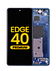 OLED Assembly with Frame for Moto Edge 40 (XT2303-3 / 2023) (LUNAR BLUE) (Premium)
