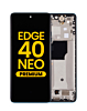 OLED Assembly with Frame for Motorola Moto Edge 40 Neo (XT2307-1 / 2023) (CANEEL BAY) (Premium)