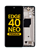 OLED Assembly with Frame for Motorola Moto Edge 40 Neo (XT2307-1 / 2023) (SOOTHING SEA) (Premium)
