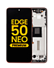 OLED Assembly with Frame for Motorola Moto Edge 50 Neo (XT2409-3 / 2024) (POINCIANA) (Premium)